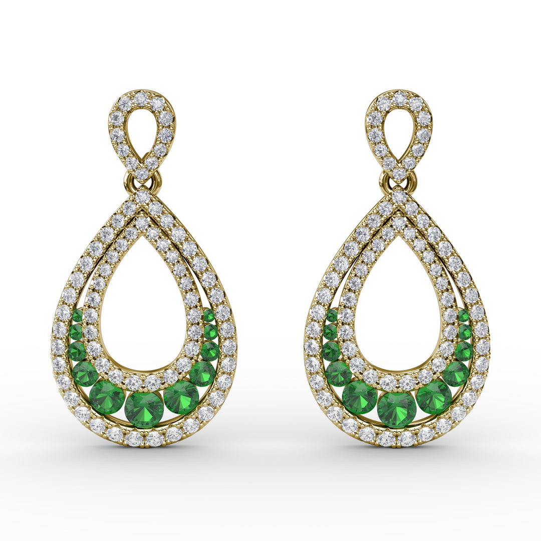 Bedazzled Drop Earrings