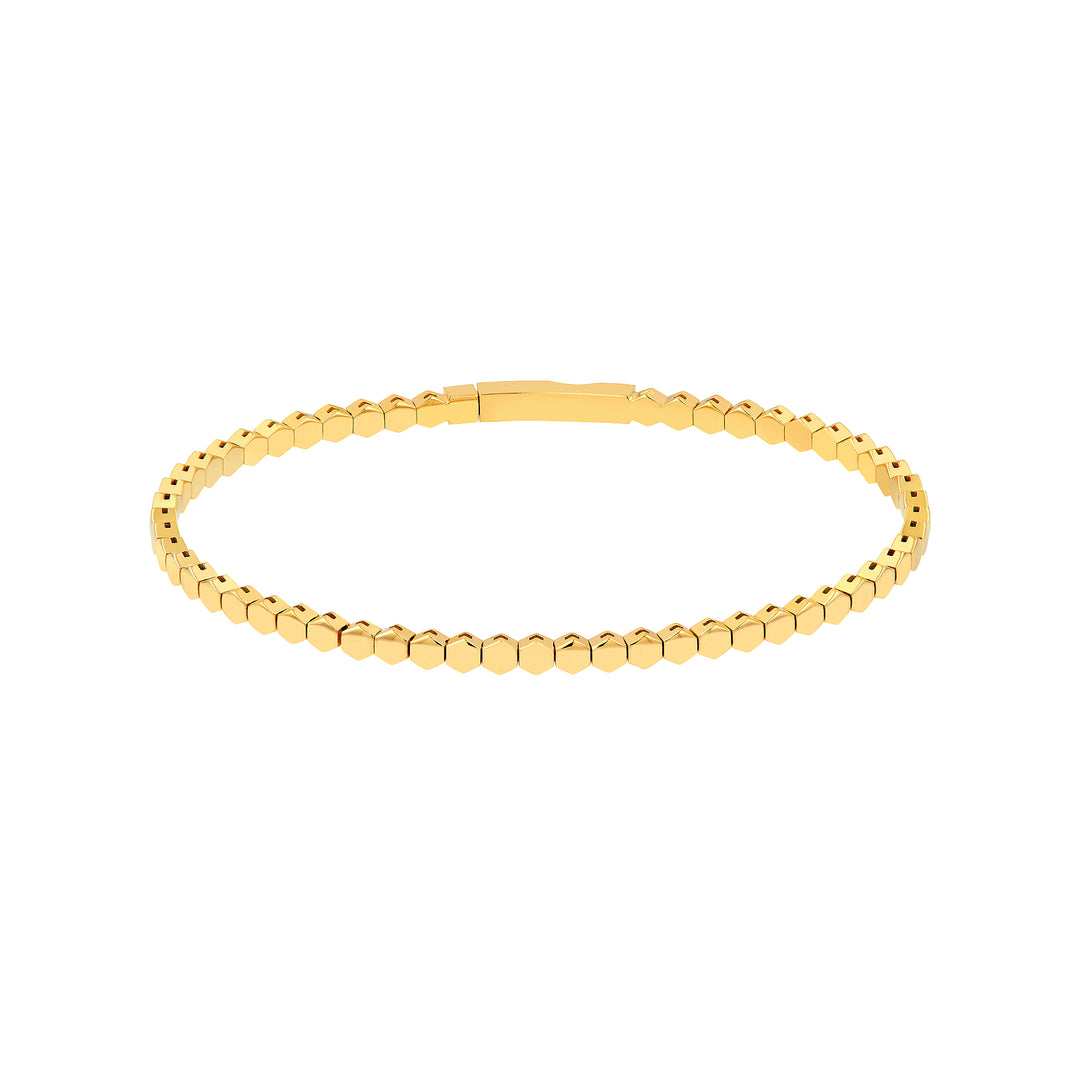 Hexagonal Link Flexible Bracelet