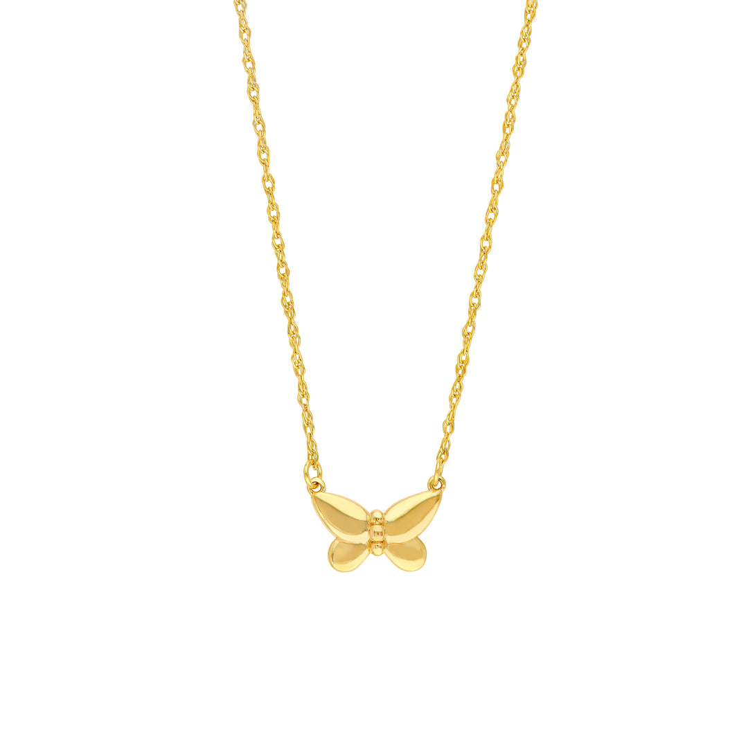 Puffy Butterfuly Necklace