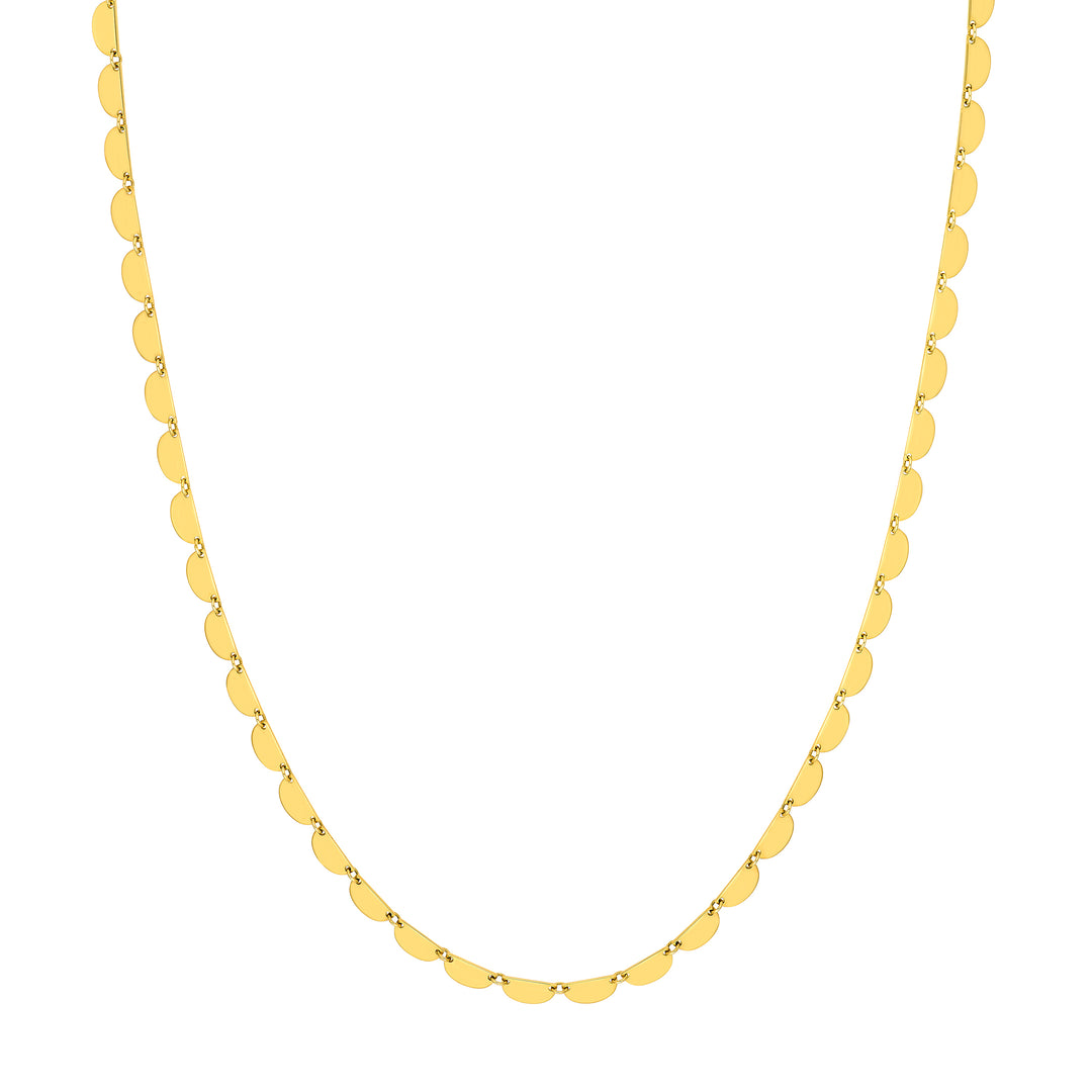 Half Moon Link Necklace