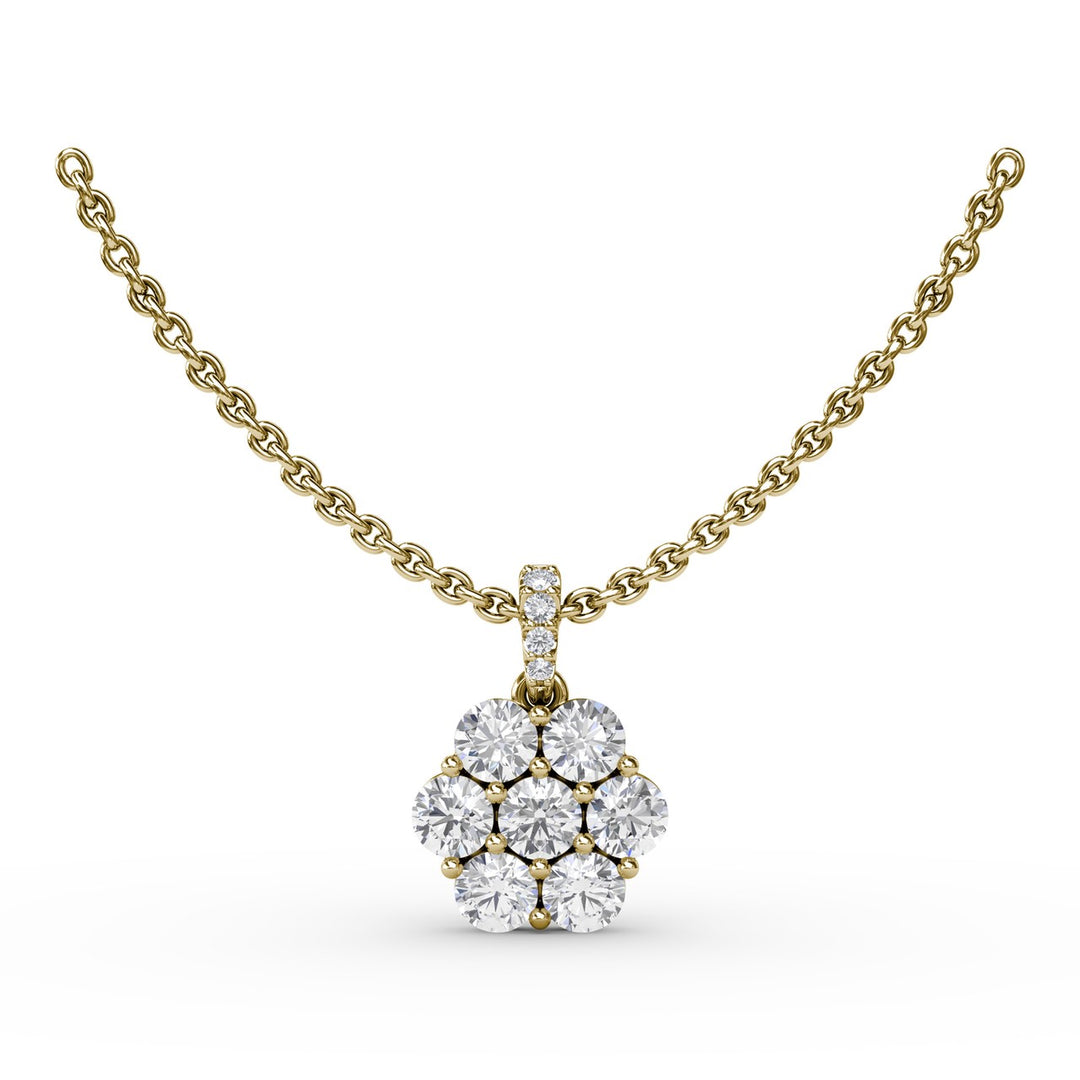 Magnolia Diamond Pendant