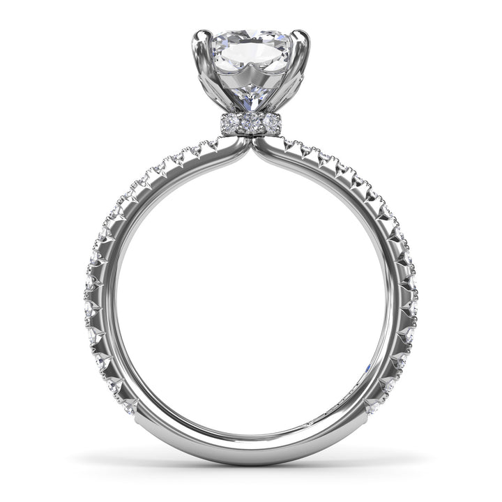 Diamond Collar Engagement Ring