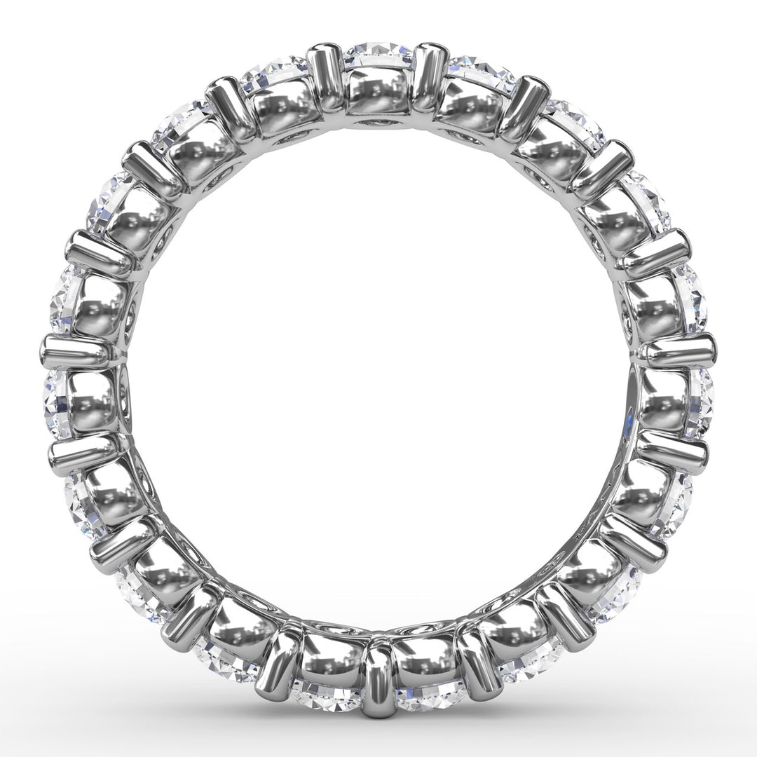 Chunky Shared Prong Eternity Band