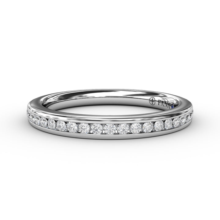 1/4ct Bead and Channel Set Anniversary Band