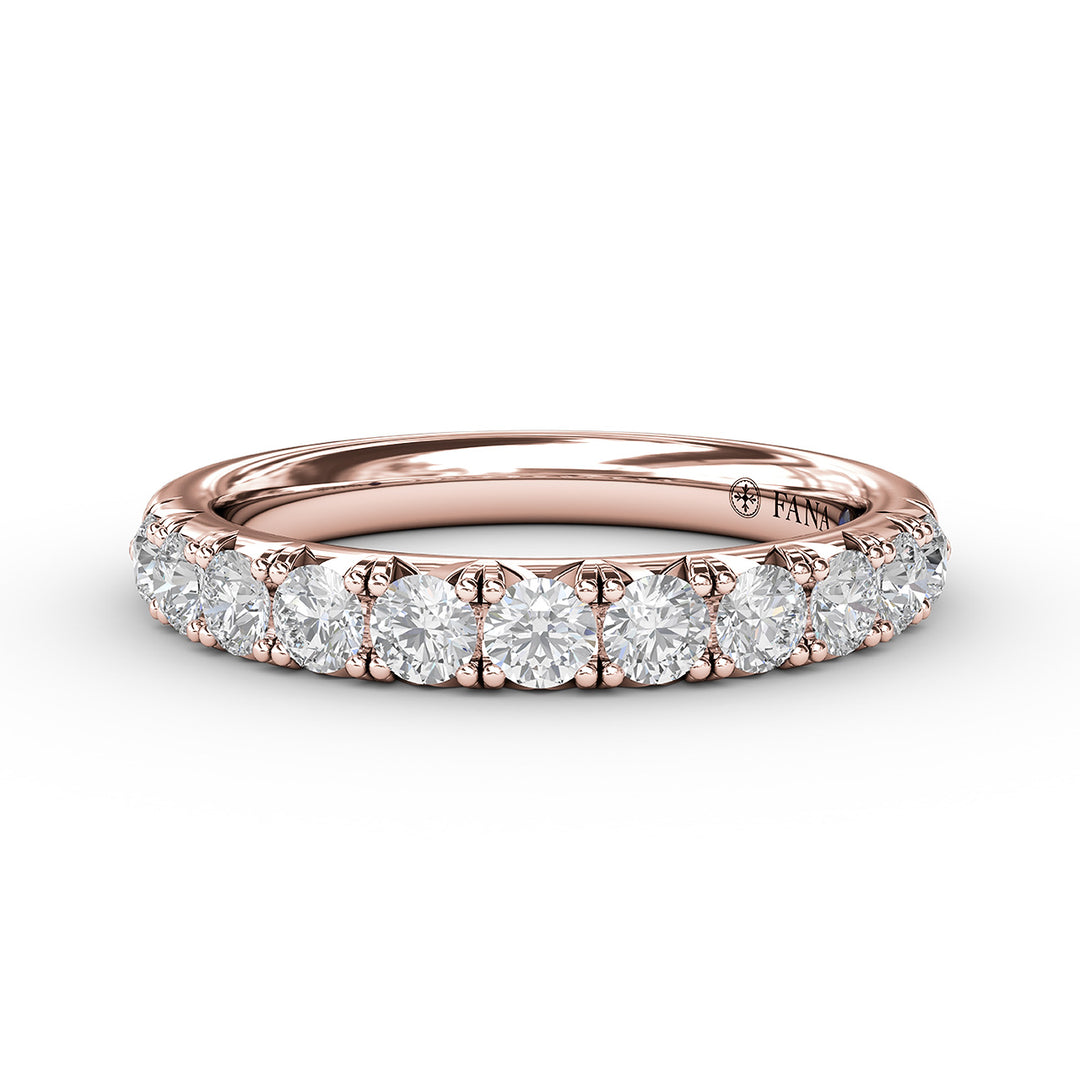 3/4ct French Pave Set Anniversary Band