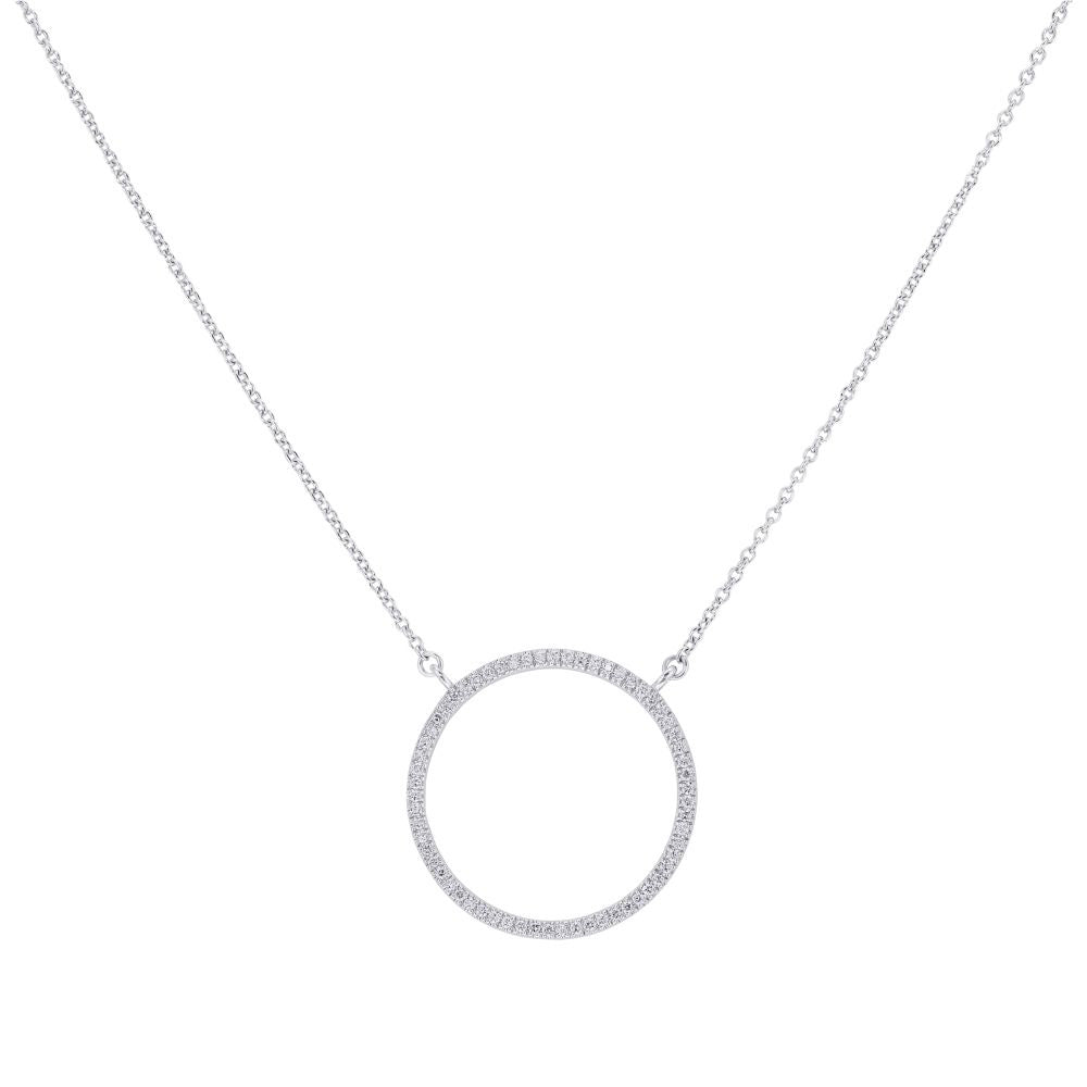 14K White Gold .20 CTW Diamond Fashion Pendant