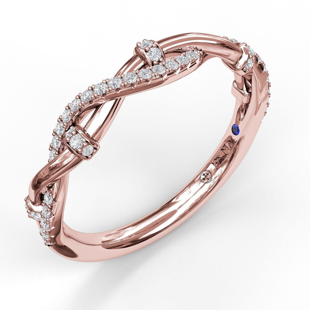 1/2 Diamond Twist Band