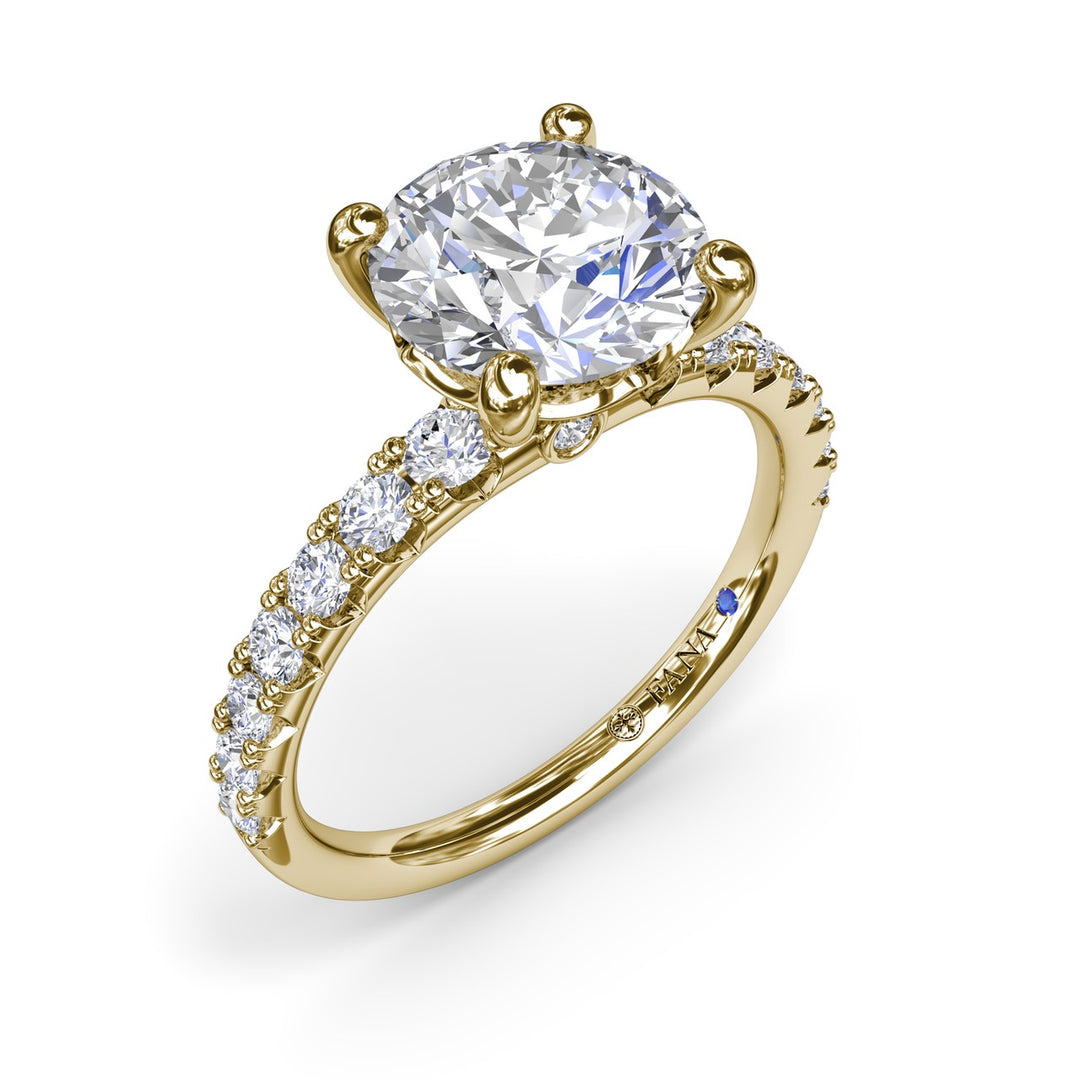 Classic Round Diamond Engagement Ring