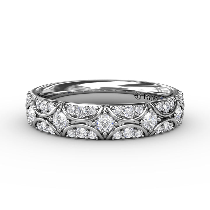 Diamond Crescent Ring
