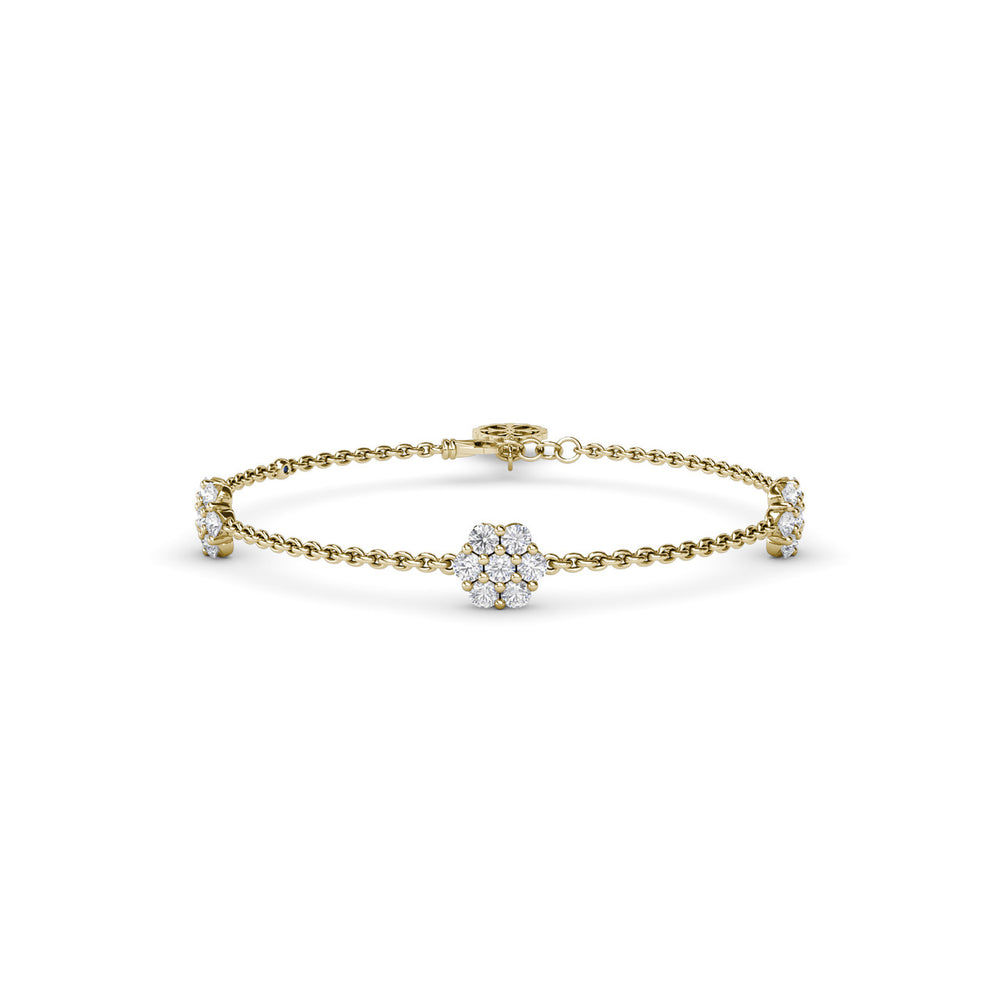 Magnolia Diamond Station Bracelet