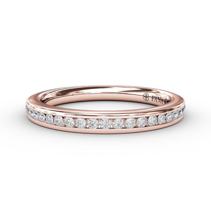 1/4ct Bead and Channel Set Anniversary Band