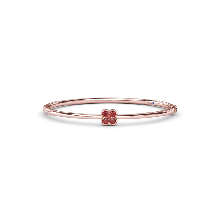 Magnolia Ruby Bangle