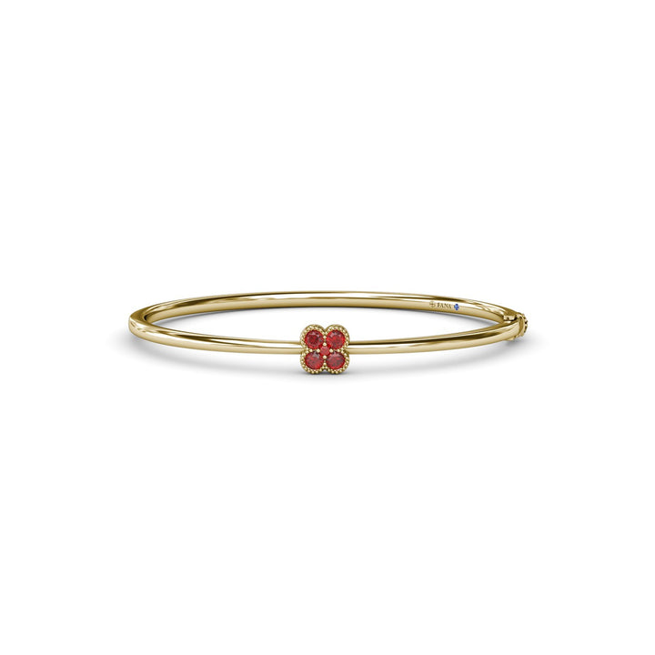 Magnolia Ruby Bangle