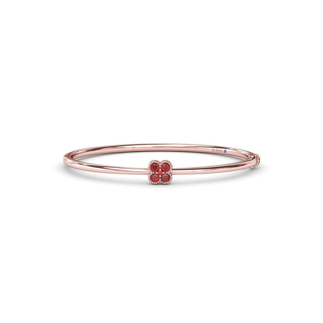 Magnolia Ruby Bangle