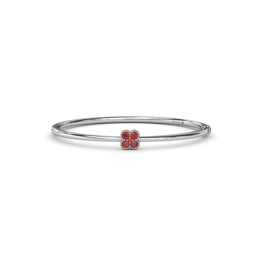 Magnolia Ruby Bangle