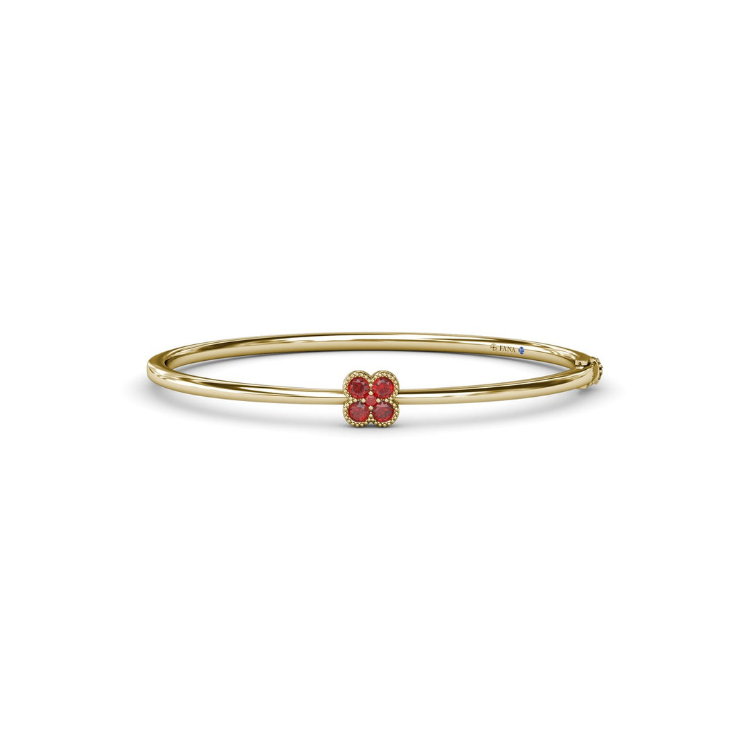 Magnolia Ruby Bangle