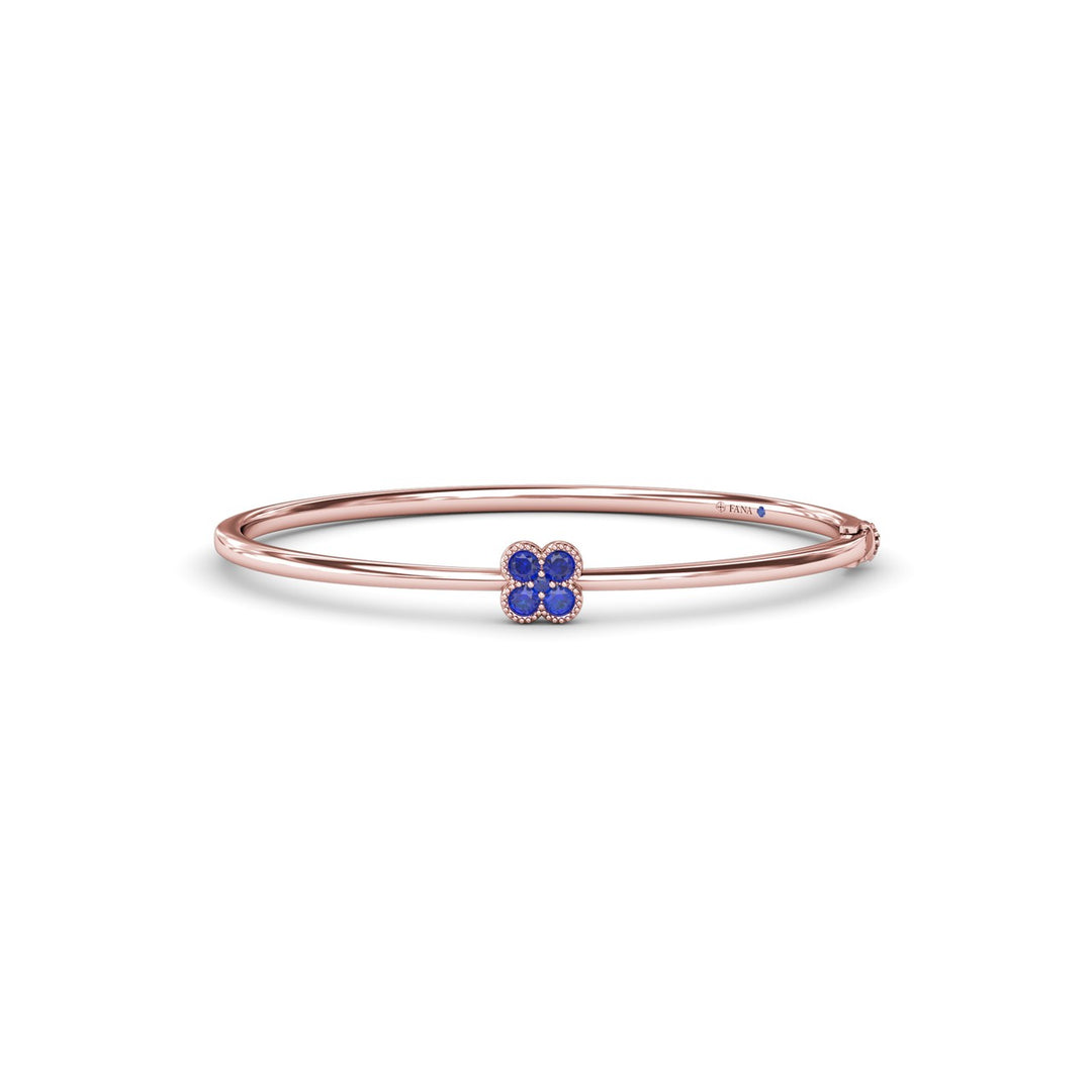 Magnolia Sapphire Bangle