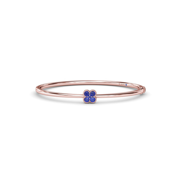 Magnolia Sapphire Bangle
