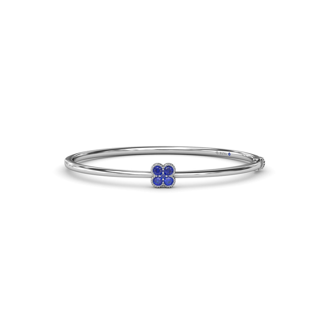 Magnolia Sapphire Bangle