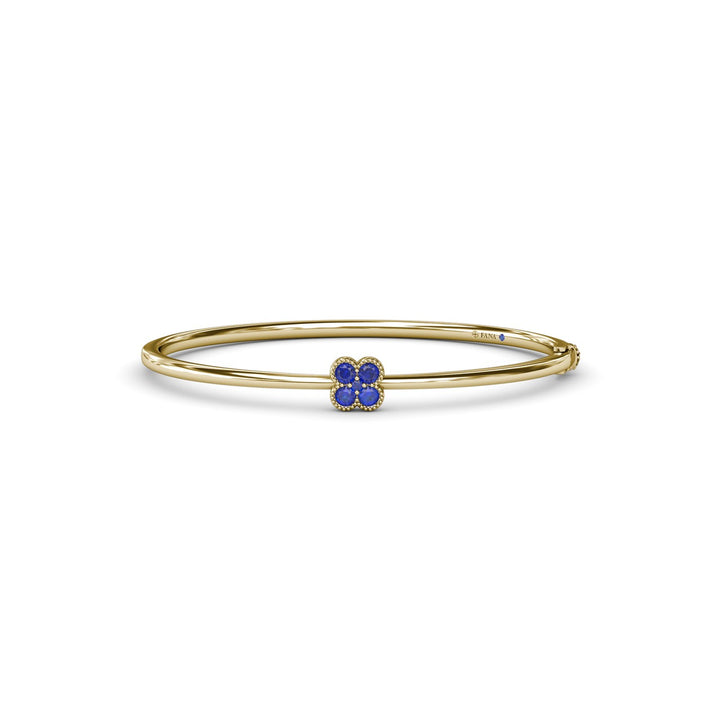 Magnolia Sapphire Bangle