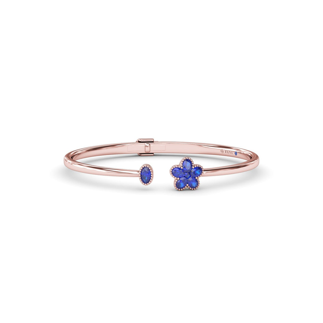 Magnolia Sapphire Bangle