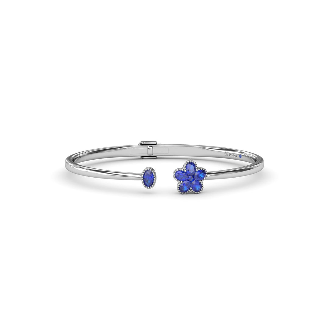 Magnolia Sapphire Bangle