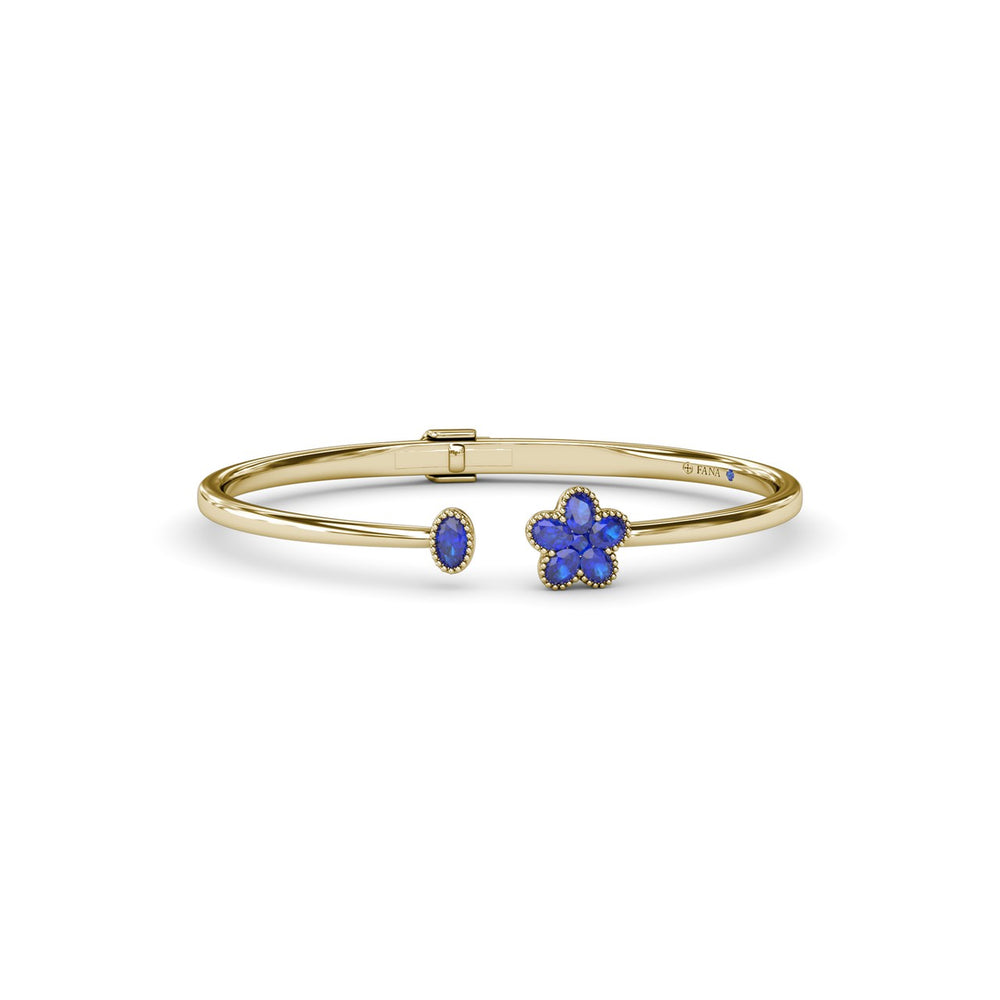 Magnolia Sapphire Bangle