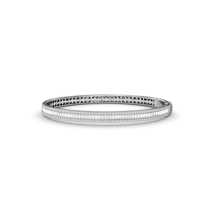 Baguette Diamond Bangle