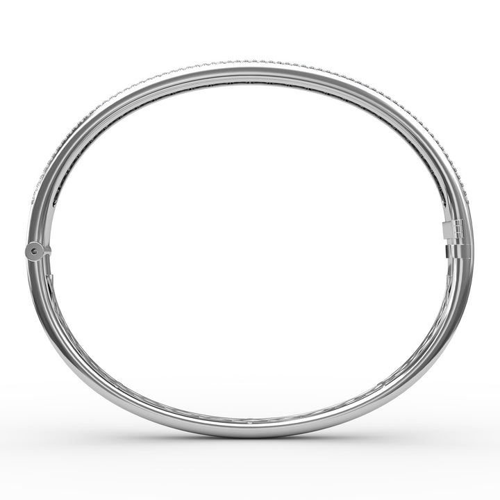 Diamond Channel Setting Bangle
