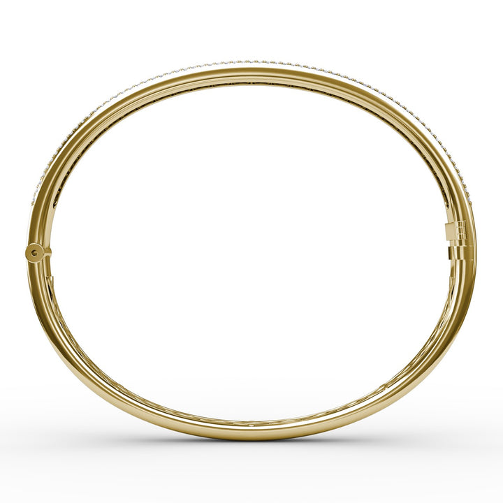 Diamond Channel Setting Bangle