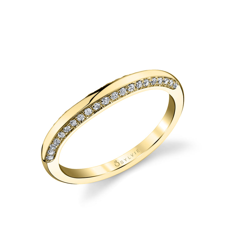 Modern Wedding Band - Solene