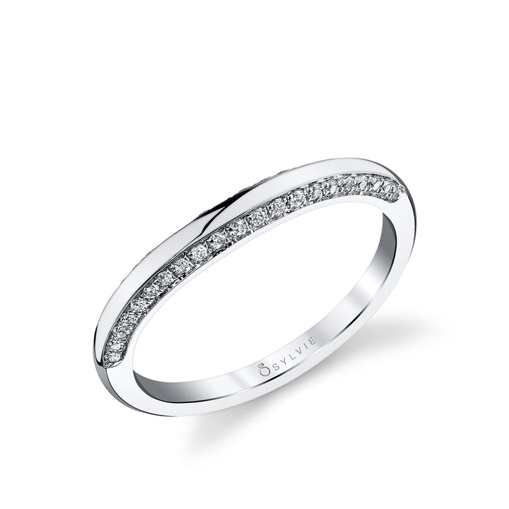 Modern Wedding Band - Solene