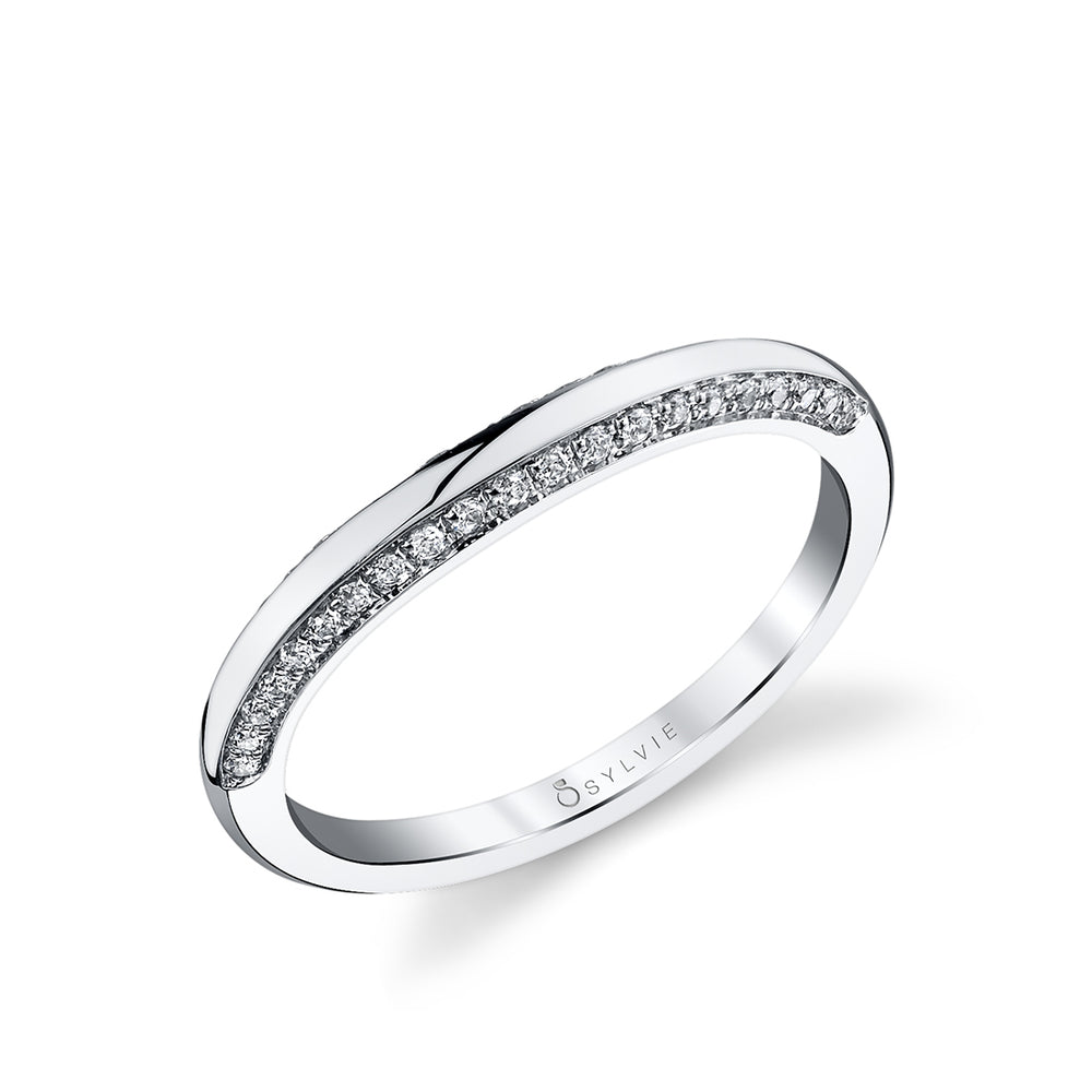 Modern Wedding Band - Solene