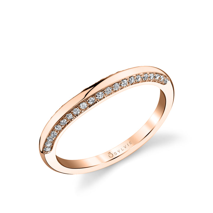 Modern Wedding Band - Solene