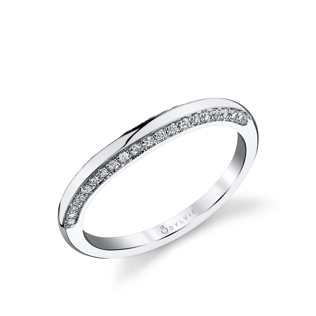 Modern Wedding Band - Solene
