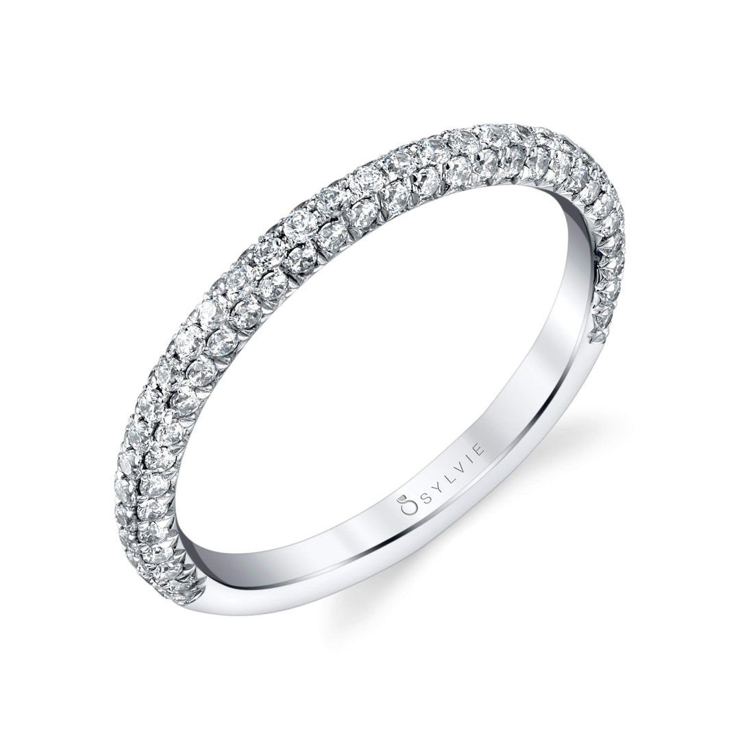 Pave Wedding Band - Jayla