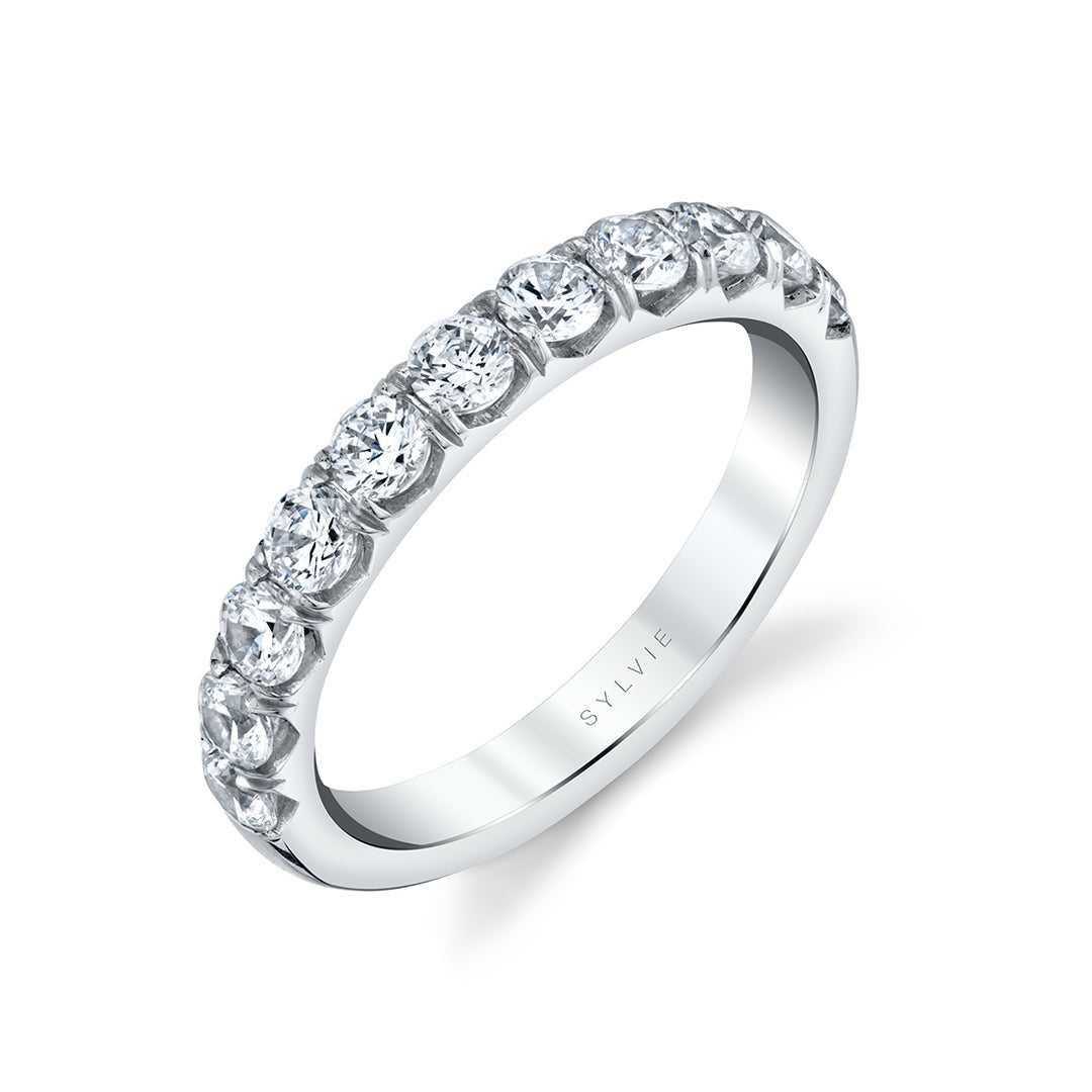 Classic Diamond Wedding Band - Aloria