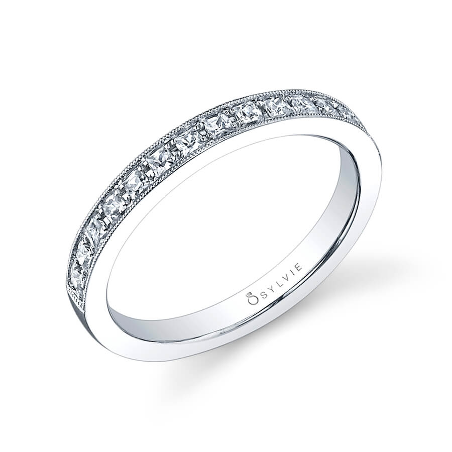 Princess Cut Wedding band