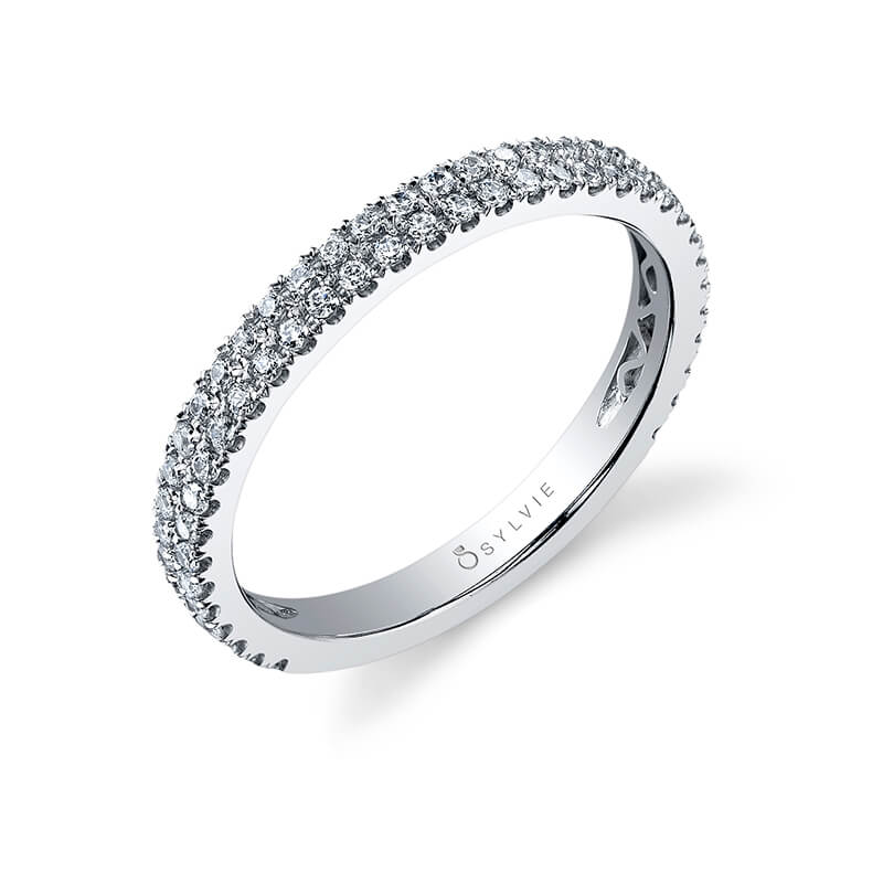 Classic Double Row Wedding Band