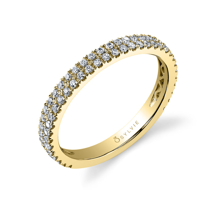 Classic Double Row Wedding Band
