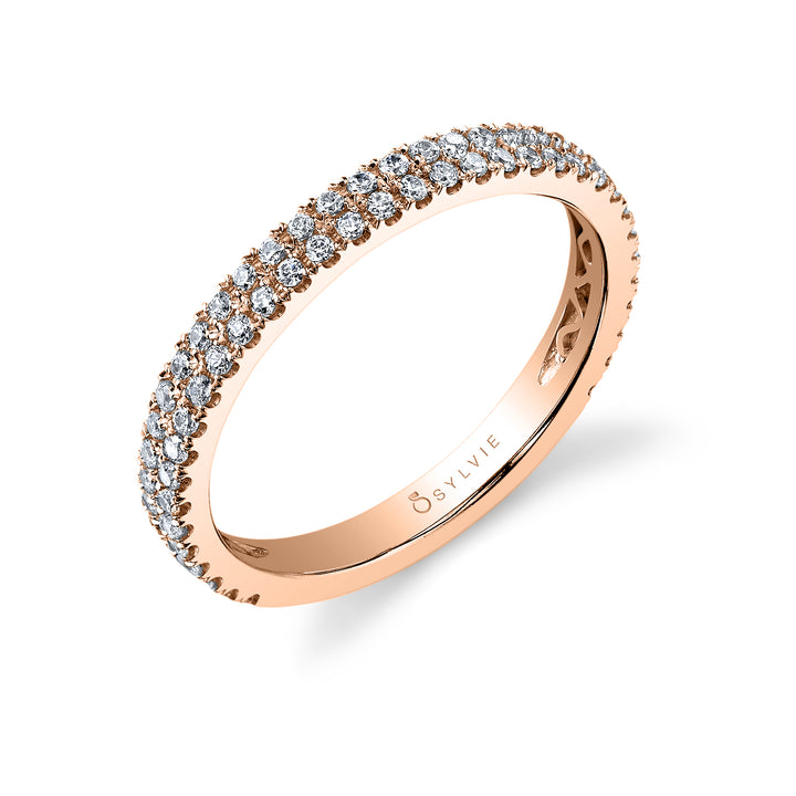 Classic Double Row Wedding Band