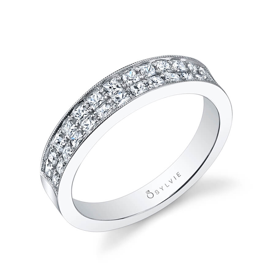 Princess Cut Wedding band