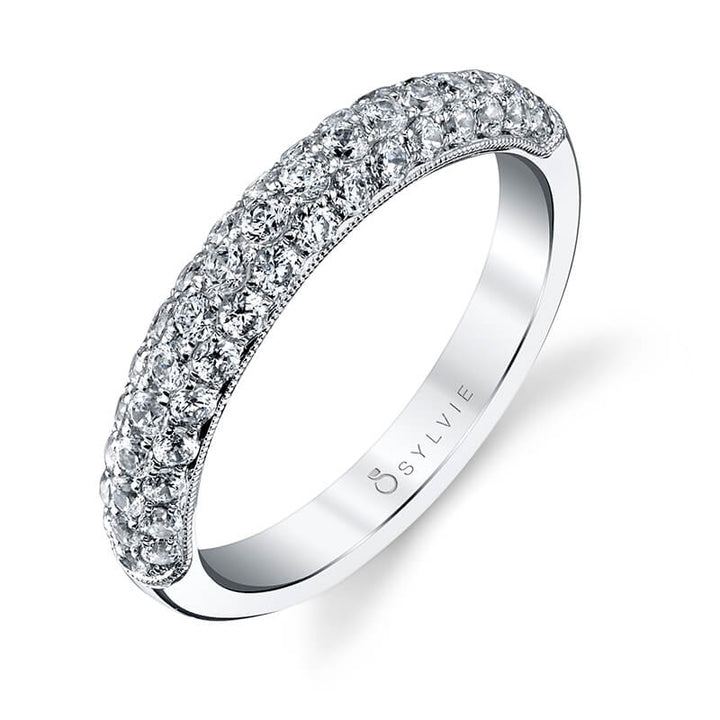 Brilliant Pave Wedding Band