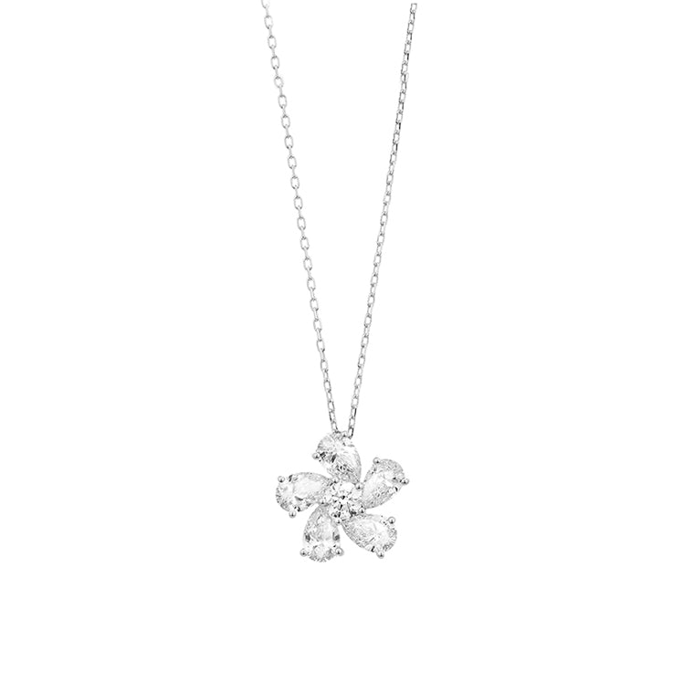 14K White Gold 1.44 ctw Diamond Fashion Pendant