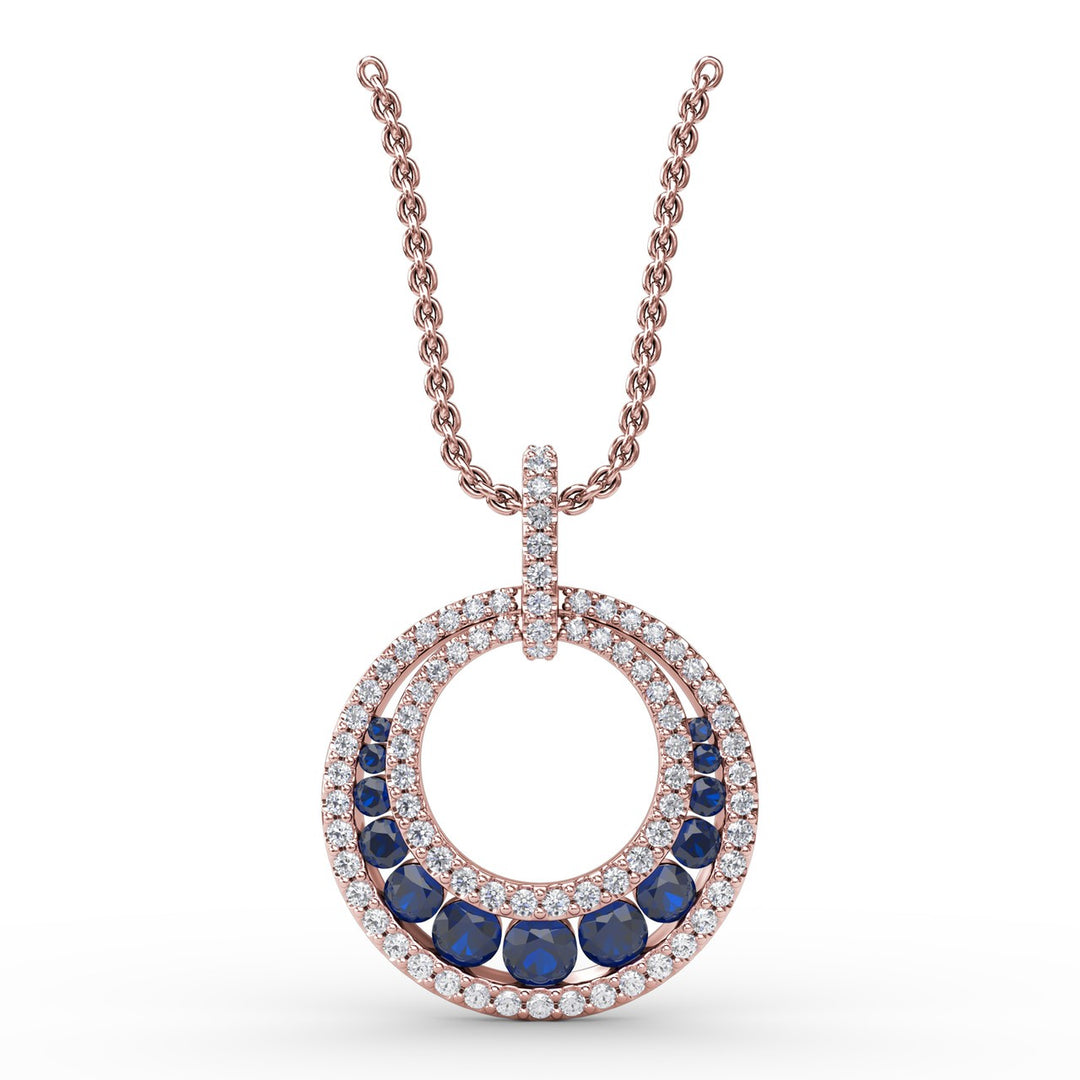 Always and Forever Sapphire Pendant