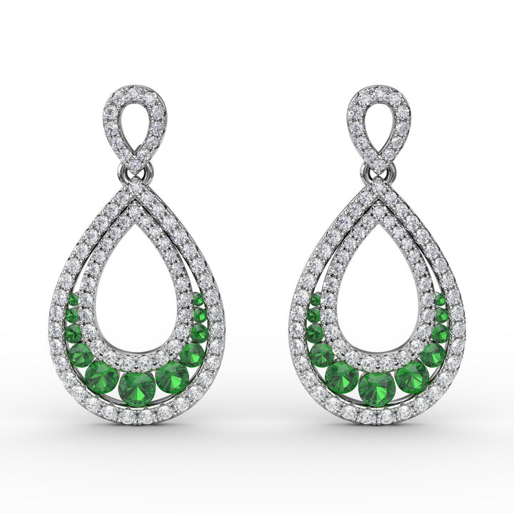 Bedazzled Drop Earrings