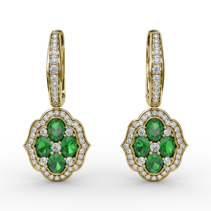Victorian Style Dangle Earrings