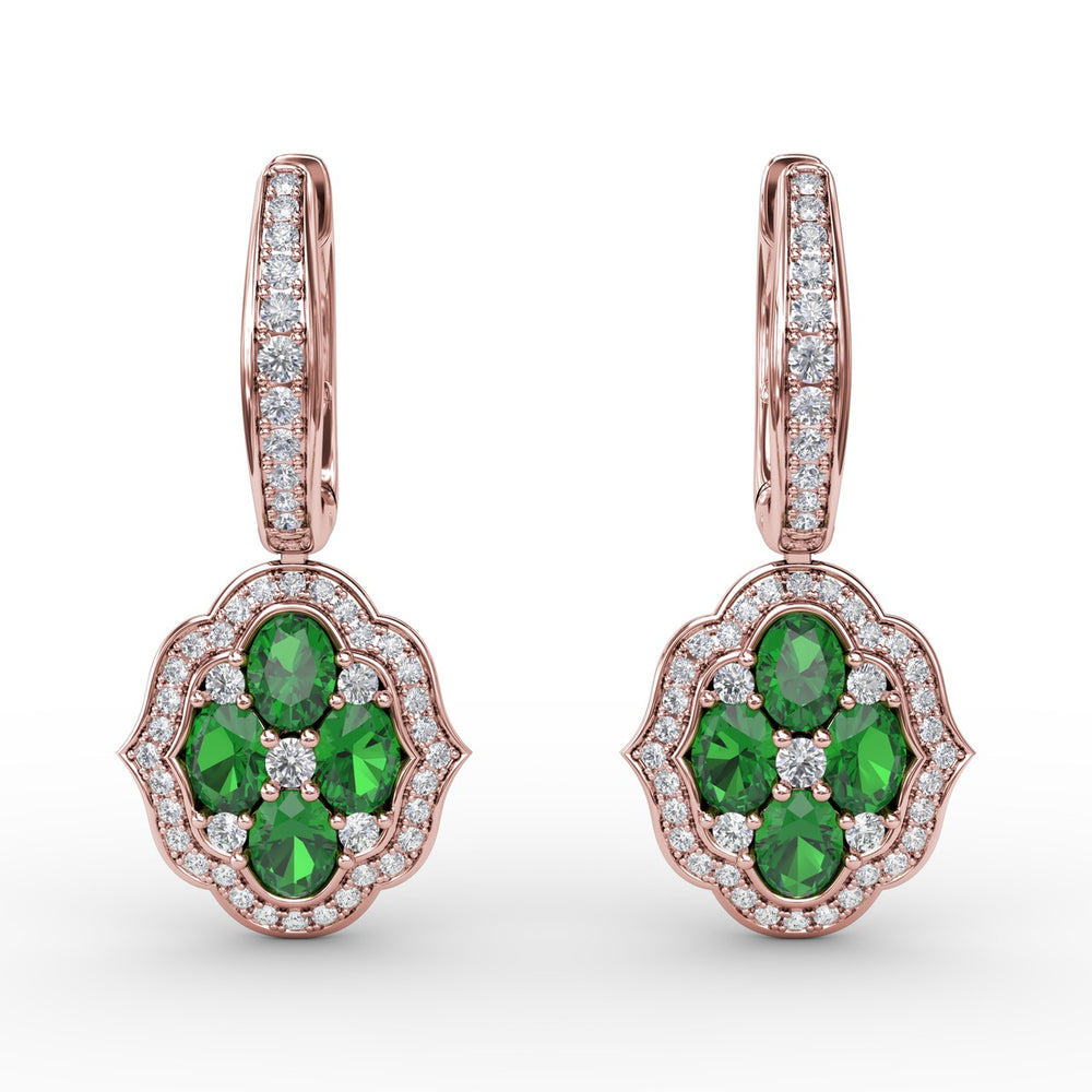 Victorian Style Dangle Earrings