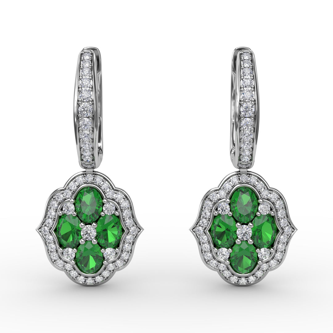 Victorian Style Dangle Earrings