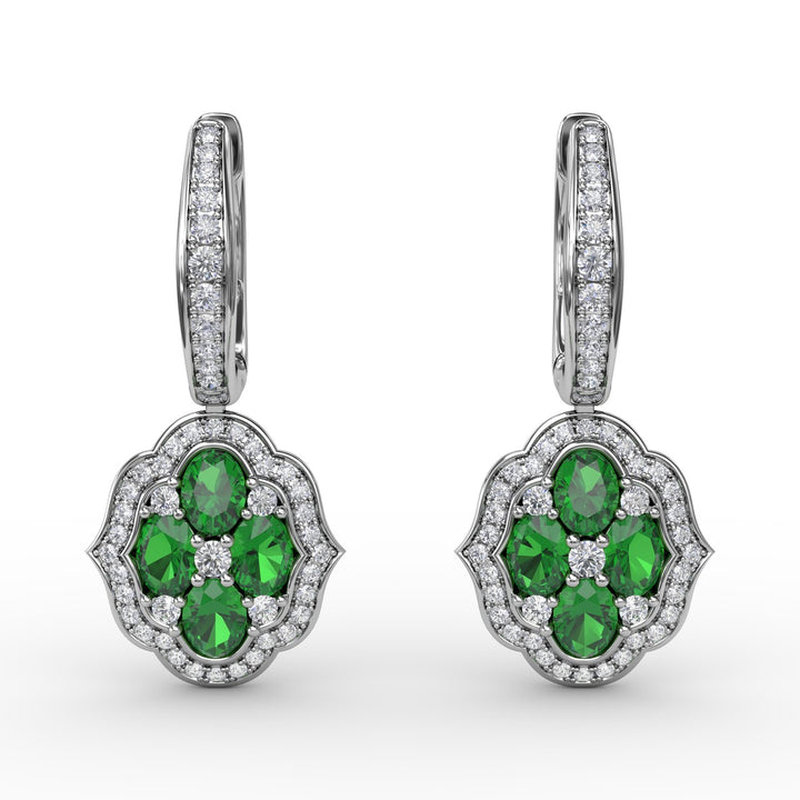 Victorian Style Dangle Earrings
